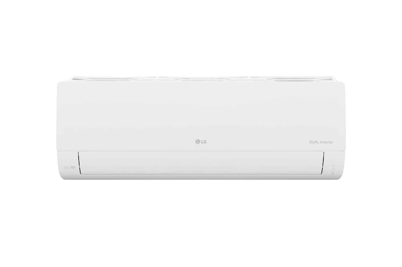 Máy lạnh LG IEC18M2 nhìn chính diện, cửa gió đóng