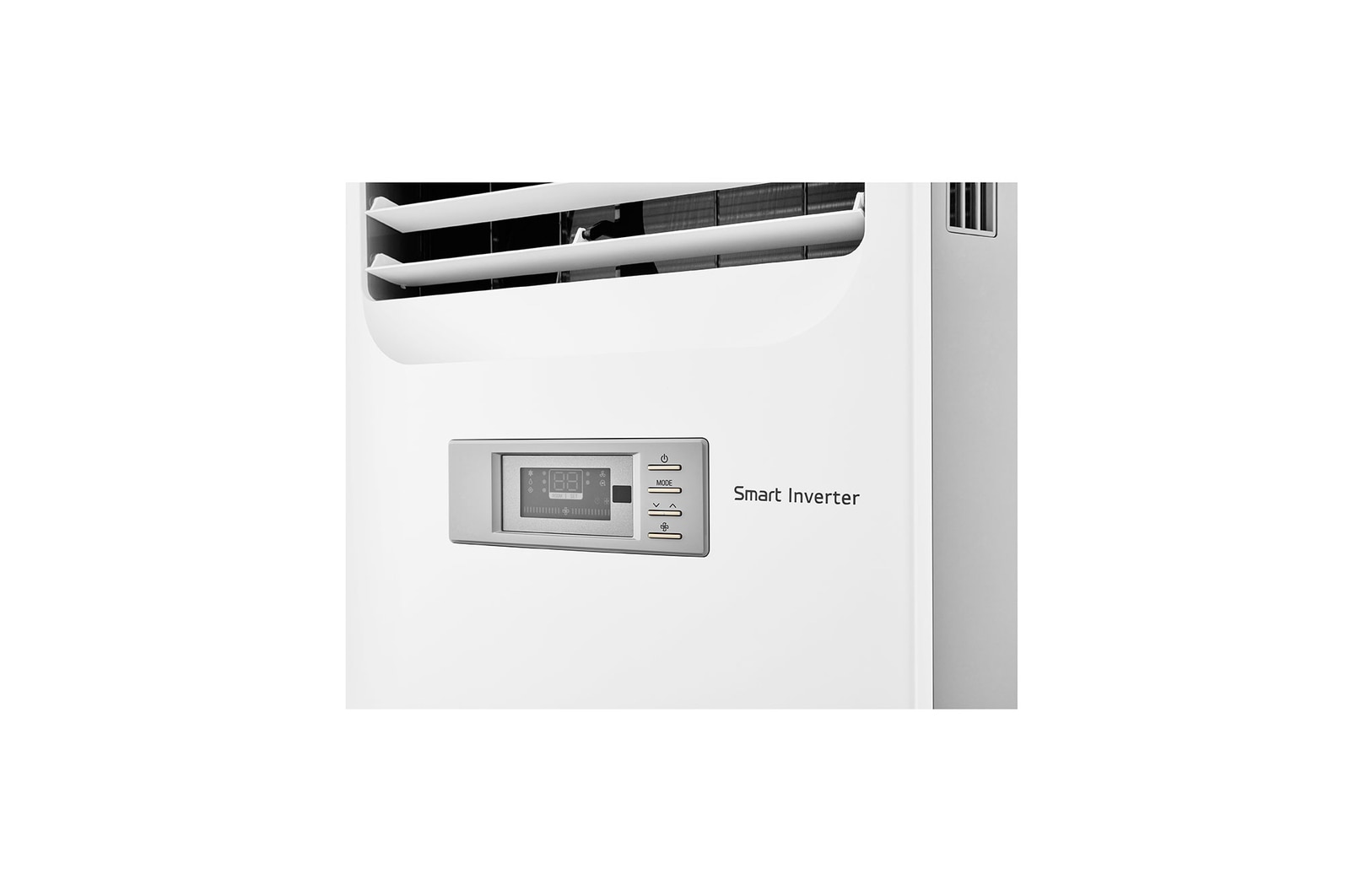 Máy lạnh tủ đứng LG V24PAC cận cảnh bảng điều khiển