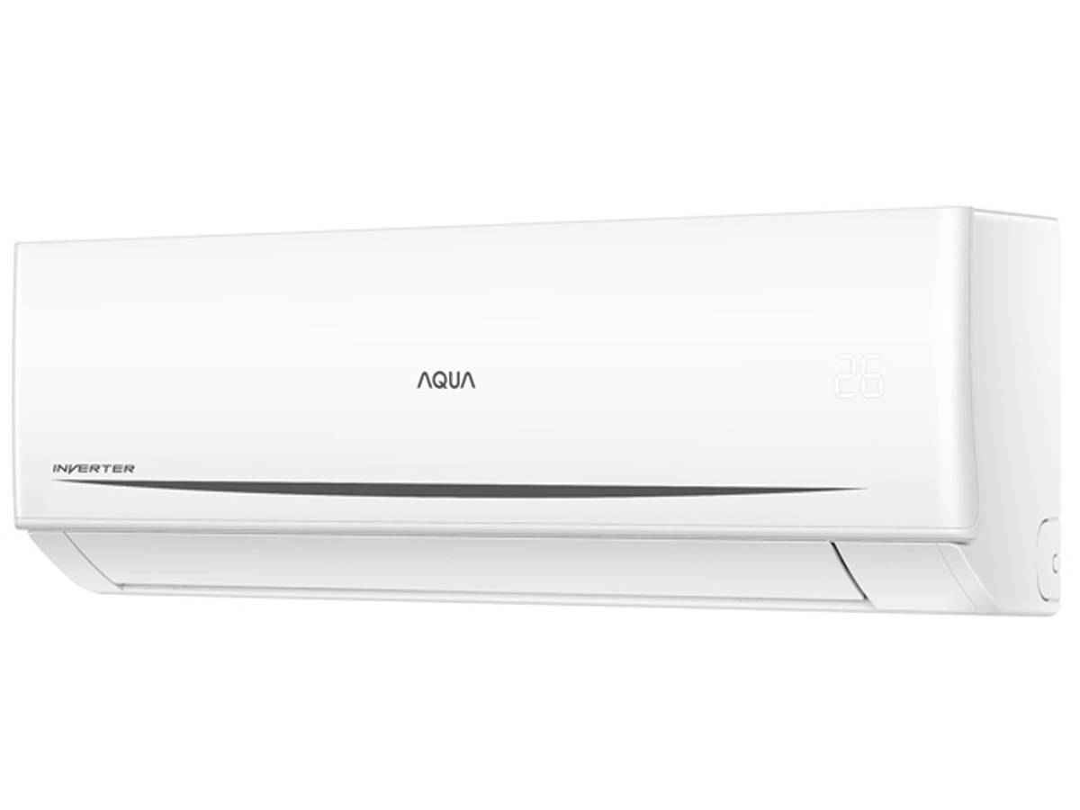 Dàn lạnh AQUA AQA-RV10ME nhìn từ góc khác