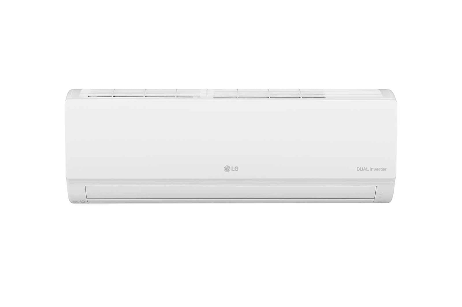 Máy lạnh LG IEC09G1 nhìn chính diện, cửa gió đóng