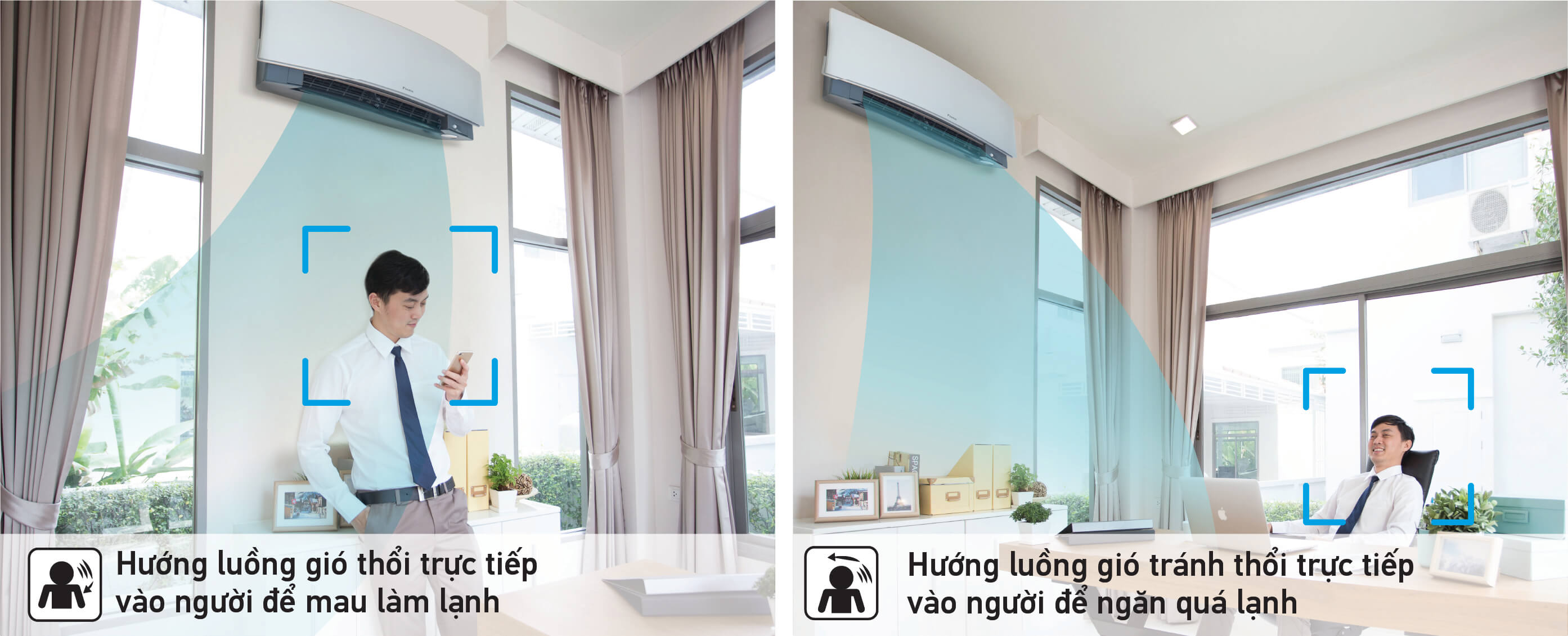 Mắt thần hai khu vực chỉ áp dụng cho FTKZ25/35