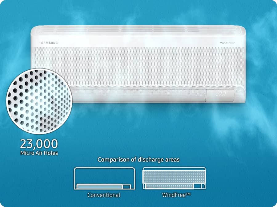 Minh họa WindFree của Samsung