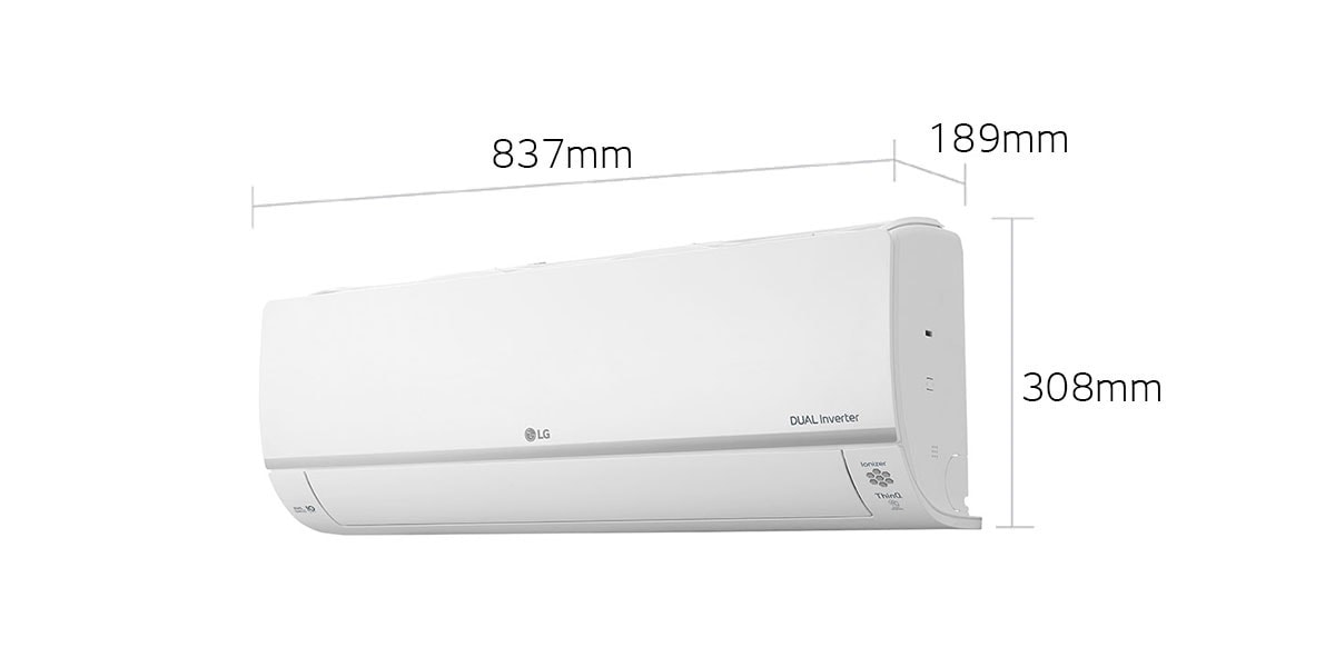 Sơ đồ kích thước dàn lạnh LG V13APH2