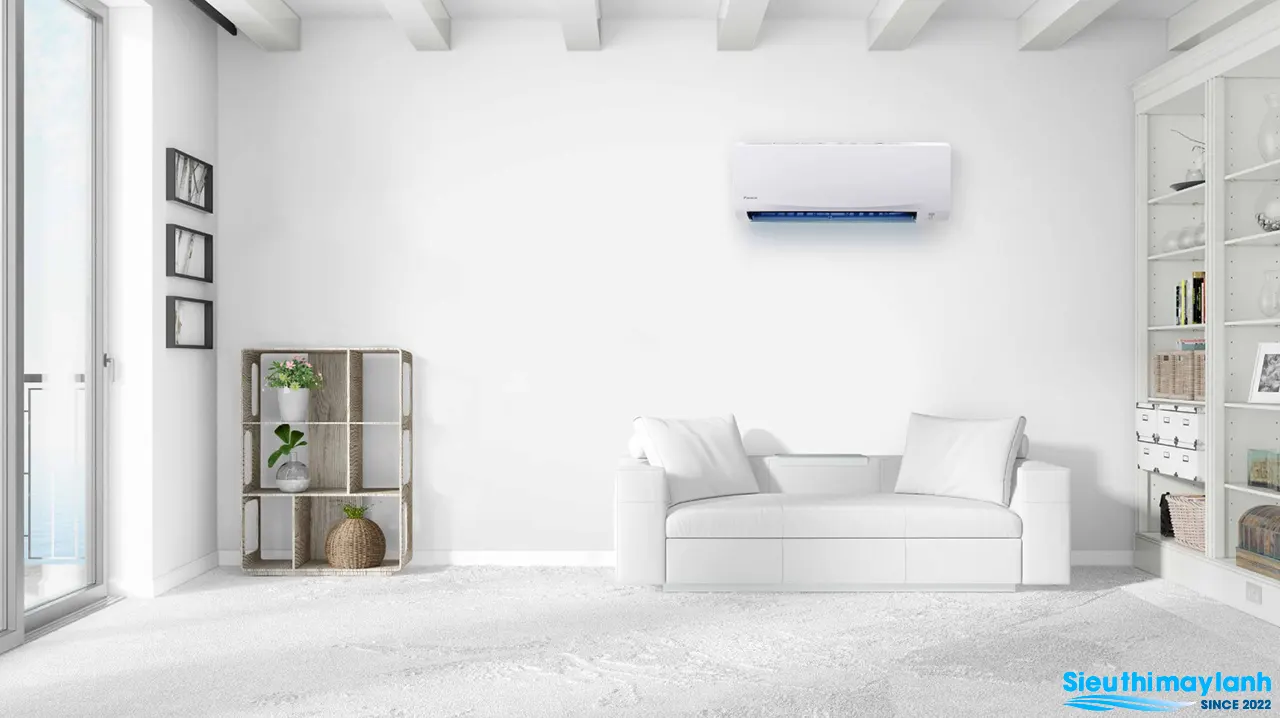 Minh họa luồng gió máy lạnh Daikin FTF50XV1V