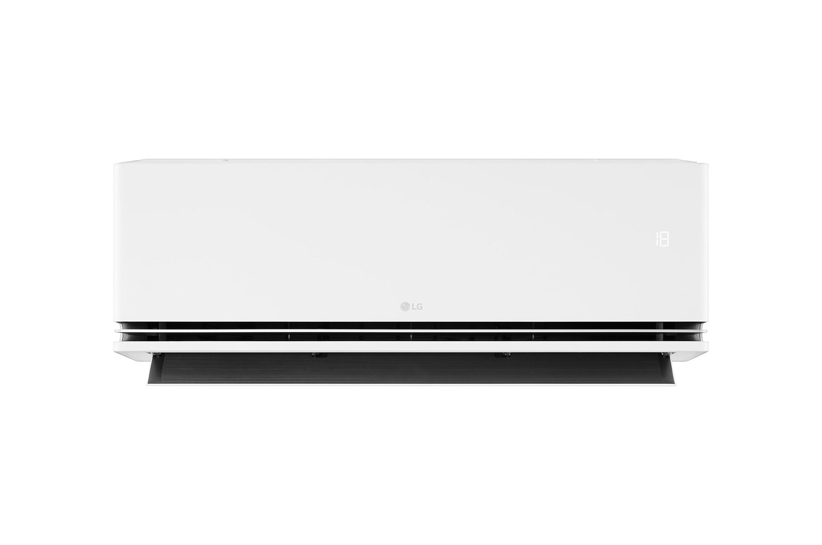 Mặt trước với cửa gió kép mở rộng của máy lạnh LG IPC09M1