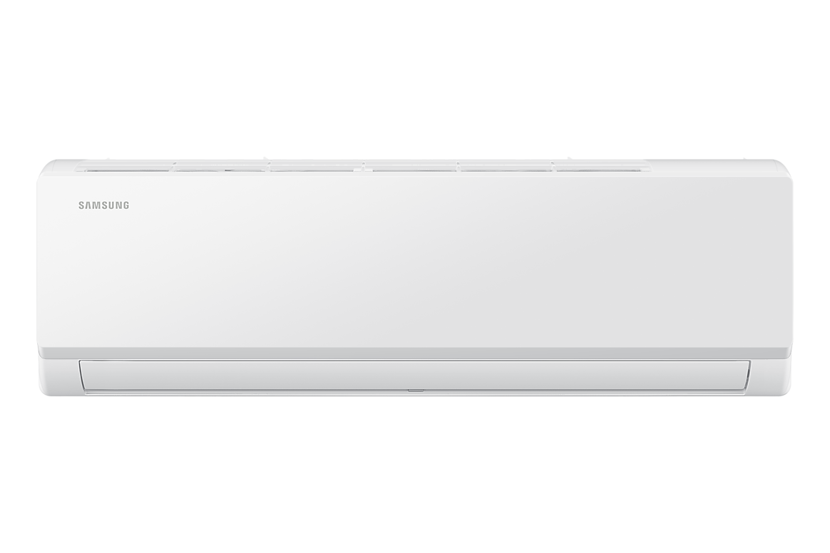 Mặt trước dàn lạnh màu trắng, cánh gió đóng Samsung F-AR40H12D1AT